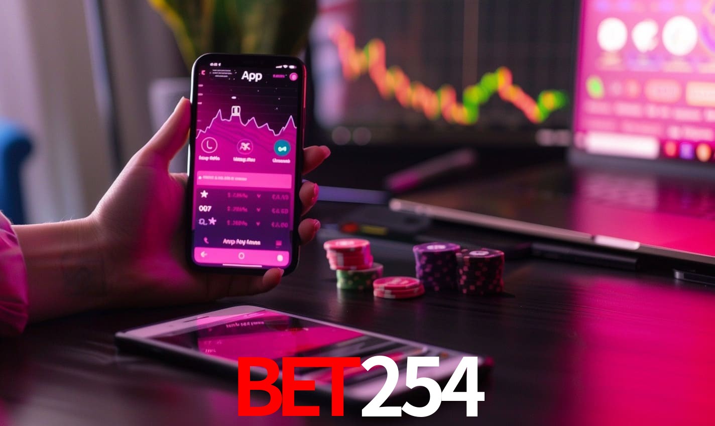 Comparação APP mobile vs versão web da BET254
